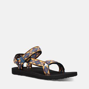 Teva Original Universal Hiking Sandalen Damen Schwarz/Braun [TNAF16324]